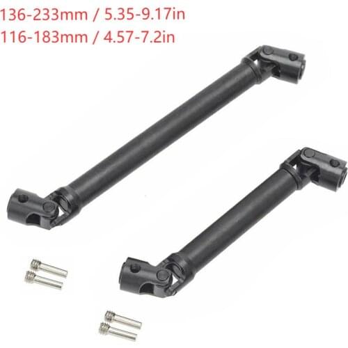 2PCS Metal Front Rear Drive Shaft For Axial 1/10 RBX10 RYFT Ryft Universal joint RC Car Replacement Accessories Spare