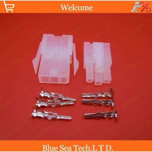 3 Pin/way 4.2mm 5557 wiring terminal Electrical connector kit (Housing+Terminal) for car/motorcycle/boat ect