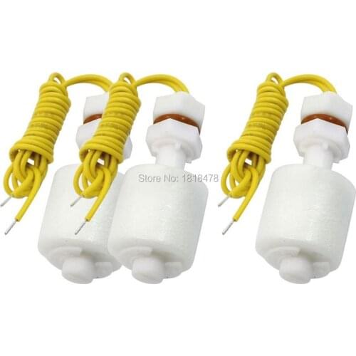 3 Pcs ZP4510 Water Liquid Level Sensor Plastic PP Floating Float Switches