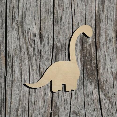 Wood Cutout Shapes Baby Dino- Dinosaurs - Multiple Sizes - Laser Cut Unfinished