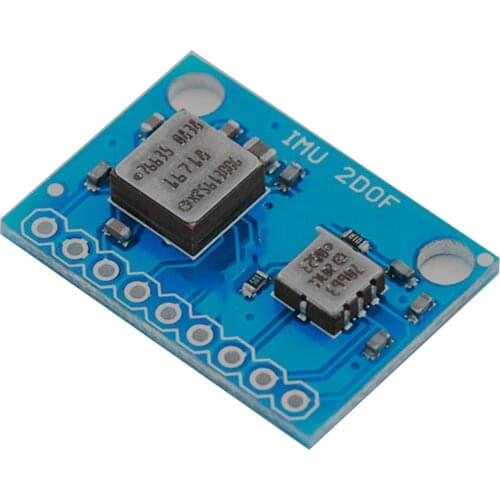 3DOF Inertial measurement module connection development board 3 degrees of freedom ADXL203 + ADXRS614 ratio module winder