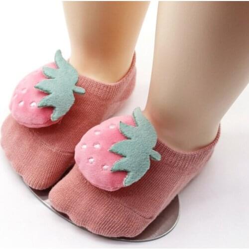 Ins Baby Boys Girls Infant Spring Cotton Cartoon Cute Socks Kids Accessories Anti Slip Floor Sock Leg Warmer