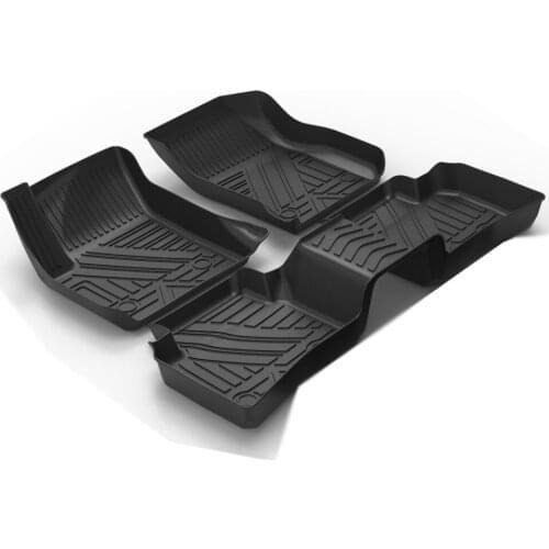 For Cadillac XT4 Floor Mats Specialized TPE Black Heavy Waterproof Car Mats Carpet Auto Accessories Interior Details