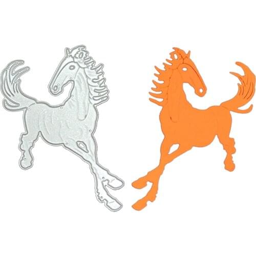Julyarts Horse Scrapbooking Dies Metal Natal For Scrapbooking Album Paper DIY Card Decoration Embossing New