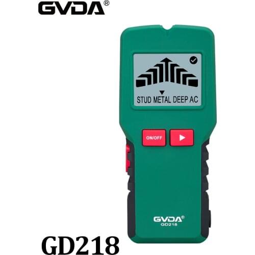 4 in 1 Digital Metal Detector AC Wood Finder Cable Wire Depth Tracker Wall Scanners Studs Live Wiring Detector Moisture Meter