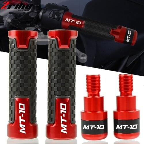 Motorcycle CNC Accessories Handlebar Grips Handle Bar Hand Grip Ends Cover Cap FOR YAMAHA MT-10 FZ-10 MT10 FZ10 MT FZ 10 2016