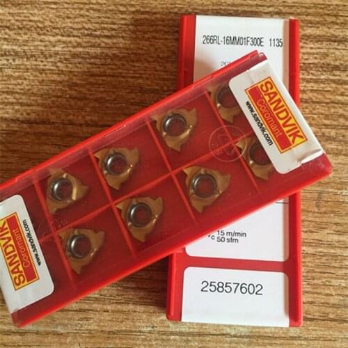 ORIGINAL 10PCS CARBIDE INSERT 266RL-16MM01F300E1135