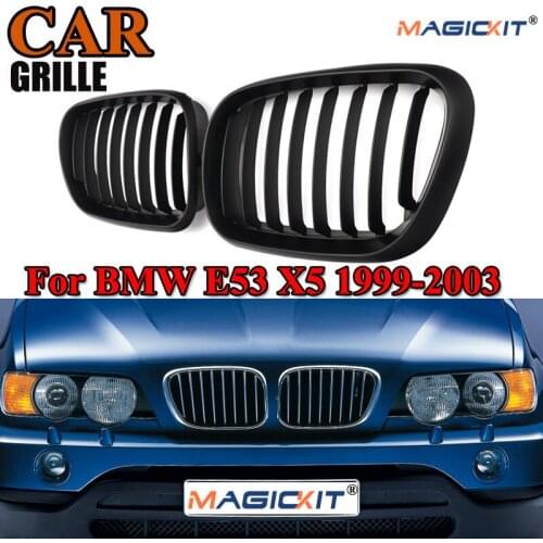 MagicKit M SPORT LOOK FRONT KIDNEY GRILL GRILLE PAIR FOR BMW X5 E53 3.0d 4.4i 4.6is 01-03