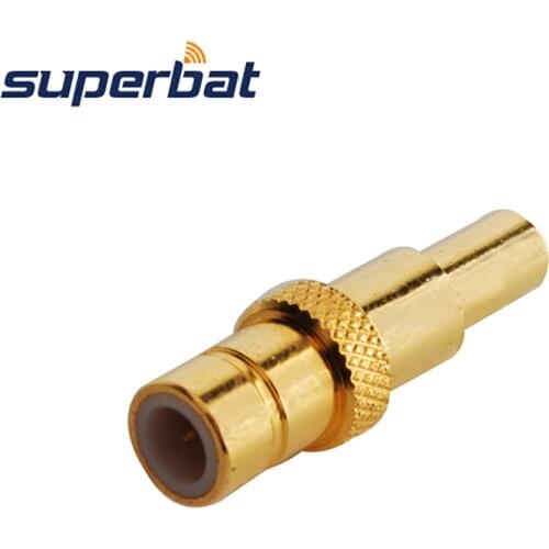 Superbat 75 Ohm SMB Plug Straight Crimp Attachment for Cable RG179 RG316 RG174