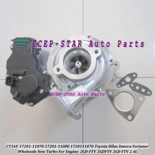 Turbo +Actuator CT16V 17201-11070 17201-11080 1720111070 1720111080 For Toyota Hilux Innova Fortuner 2GD-FTV 2GDFTV 2GD FTV 2.4L
