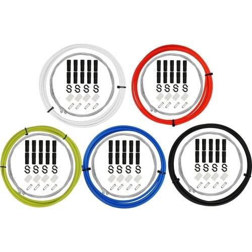 Bike Front Rear Inner Outer Wire Brake Shifter Gear Derailleur Housing Cable Kit Bicycle Parts