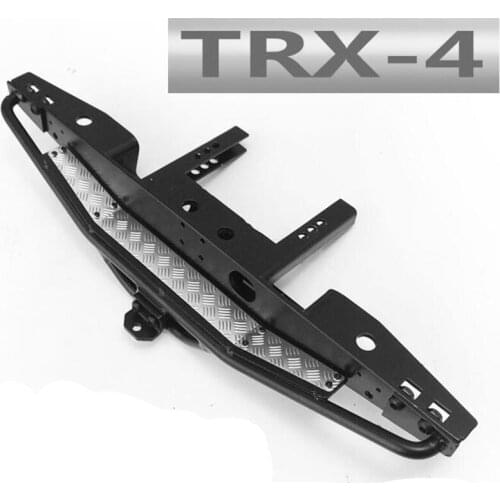 1/10 rc crawler model car metal rear bumper assembly for 1:10 scale traxxas trx4 remote control toys truck chassis