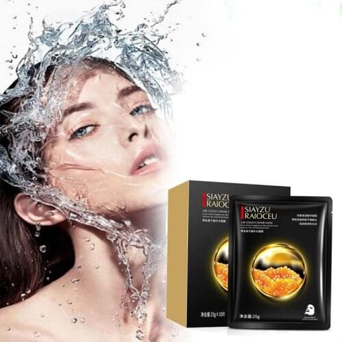 1Pcs Gold Caviar Hydrating Mask Deep Moisturizing Easy to Absorb and Improve Skin Moisturizes And Improve Dry Skin Care Safe