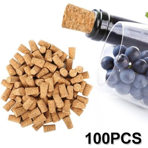 100Pcs Wine Corks Stopper Reusable Functional Portable Sealing Wine Bottle Cover for Bottle Bar Tools Kitchen Accessories