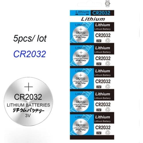 5Pcs/Lot CR2032 CR 2032 DL2032 ECR2032 BR2032 3V Lithium Battery For Watch Toy Calculator Car Remote Control Button Coin Cell
