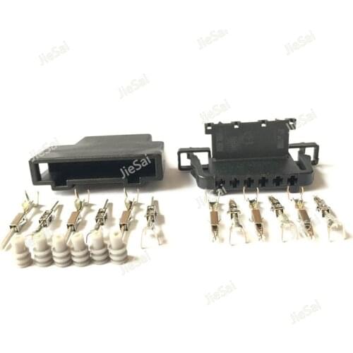 6 Pin 1.5mm Auto Pulg For VW Polo Golf Audi Skoda Fabia Electronic Accelerator Pedal Connector 3B0972706 3B0 972 706
