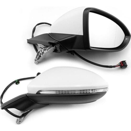 Brand New Genuine For VW Golf 7 mk7 Auto Folding Mirror Electric Folding Side Mirrors with Light 5GG 857 507A 5GG 857 508A