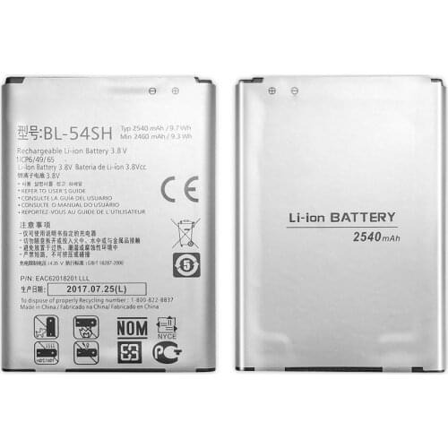 BL-54SG (BL-54SH) Battery for LG G2 F320 F340L H522Y 2540mAh F260 D728 D729 H778 H779 D722 LG Lg90 D410 +Tracking Number