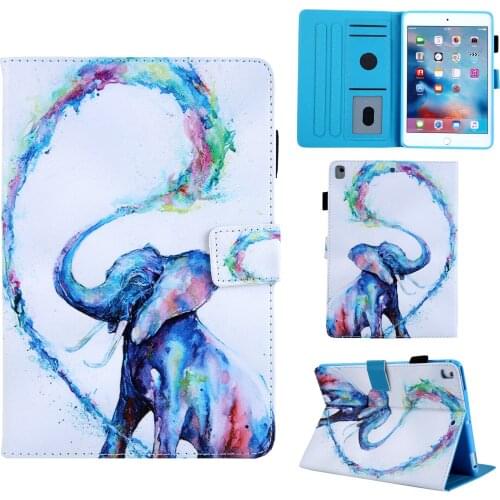 For IPad 7th Gen Pro 10.2" Case 2019 Coque Cartoon PU Leather Smart Sleep Wake Up Tablet Shell Wallet Clip Flip Stand Cover+Pen