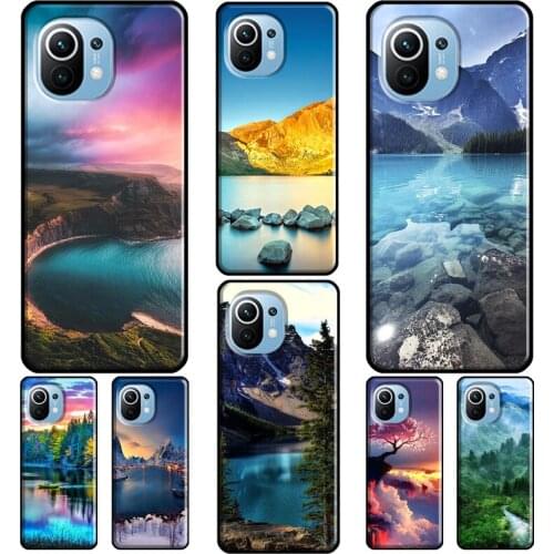 Beautiful Natural Scenery For Xiaomi Mi 11 Ultra 9T 10T Pro Note 10 Lite Case For POCO X3 Pro M3 F2 F3 Phone Cover