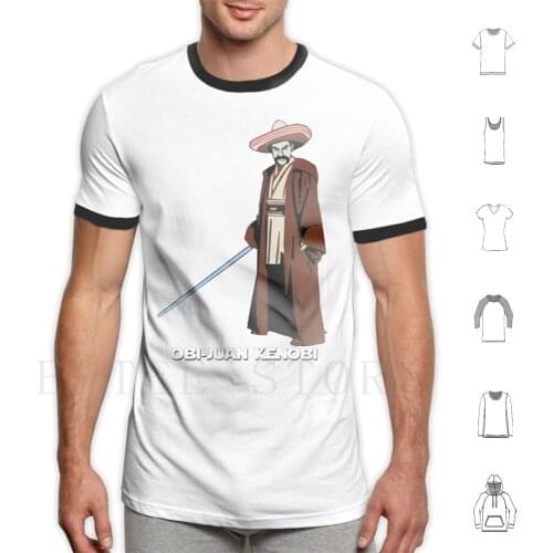 Obi-Juan Kenobi T Shirt Diy Big Size 100% Cotton Obi Juan Kenobi Obi Juan Obi Wan Kenobi Obi Wan Kenobi Wan