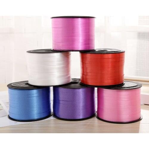 Hot sale 1 PC 100 Yards/roll Balloons Ribbons for Party Decoration Ribbon Birthday Wedding Decoration DIY Accessories Supplies