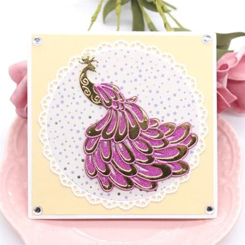 KLJUYP Peacock Layering Metal Cutting Dies Stencils for DIY Scrapbooking/photo album Decorative Embossing DIY Paper Cards 08232