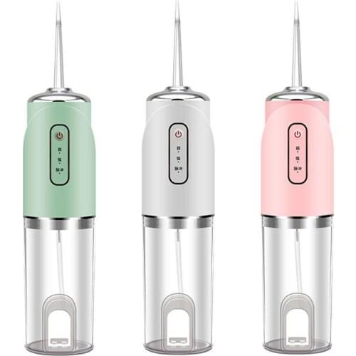 Mini Oral Irrigator Portable Dental Water Jet IPXZ Waterproof Tooth Water Flusher Telescopic 200ML 3 Gear USB New