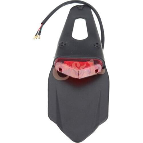 Motorcycle LED Rear Fender Enduro Stop Tail Light For Supermoto 125 150 200 690 EXC