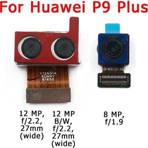 Original Front and Rear Back Camera For Huawei P9 Plus P9Plus Main Facing Camera Module Flex Replacement Spare Parts
