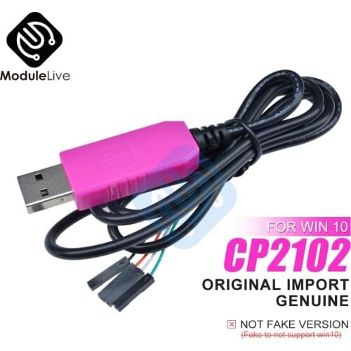 Original 1M CP2102 USB To UART TTL Cable Module Serial Adapter Download Compatible with Win7 8 10 For Arduino Raspberry Pi