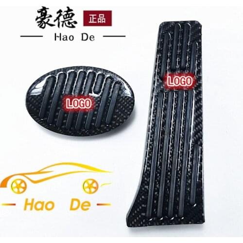 Carbon Fiber Car Accelerator Brake Pedals for Car Pedales for BMW X1 F48 2015 - 2019 2-Series Touring 218i 220i 220d 225xe AT