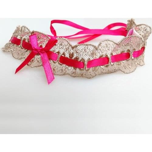 3pcs Sexy Garters Female Lace Bow Sexy Leg Garter Women Fashion Lace-up choker Thigh Garters N002
