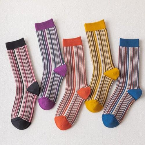 Casual Women and Men Socks YZ-S-ZZ-0023 Fashion Cotton socks with high quality of mid-calf length socks for 2021