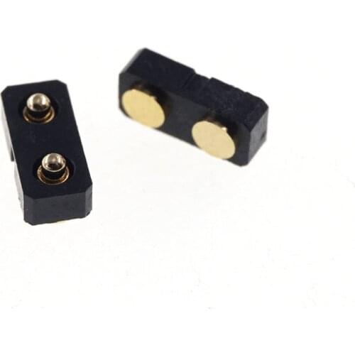 10 pcs Spring Loaded Connector Pogo Pin 2 Position 3.0 Pitch SMT 2.5 MM Height Single Row Surface Mount PCB