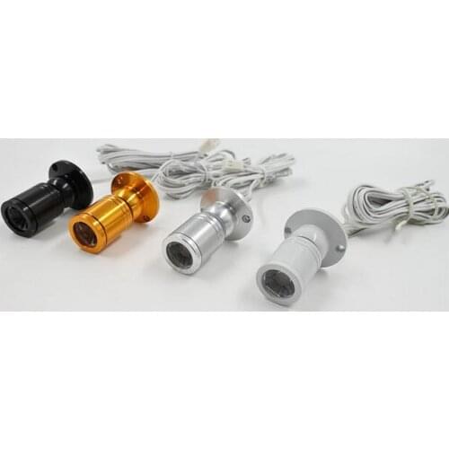 1W Adjustable Mini LED Downlight Surface Jewelry Cabinet Lamp Mounted Led spot downlight With Led Driver 85-265V