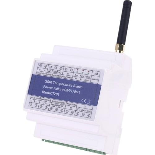 GSM 3G 4G Temperature Power Status Monitoring Relay T201 for Remote Monitoring Site Temp Power Failure SMS Alert Alarm