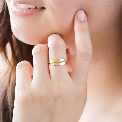 RINGCAL Women's Gold Rings