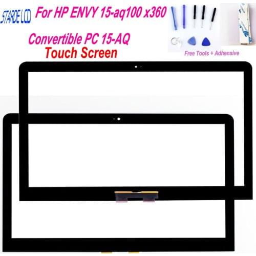 Starde LCD 15.6" Touch Screen Digitizer Sense Glass For Hp ENVY X360 15-AQ +Free Tools Adhensive