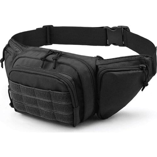 Outdoor Chest Assult Pack Tactical Waist Bag Gun Holster Military Fanny Pack Sling Shoulder Bag Concealed Pistol Carry Holster
