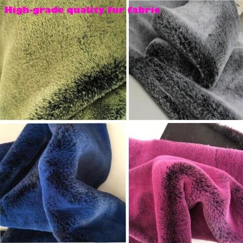 High-Grade Faux Fur Fabric 160x50cm1pc 8 Colours Mild Rabbit Soft Plush Faux Fur Fabric Sewing Garment Diy Collar Clothing Fur