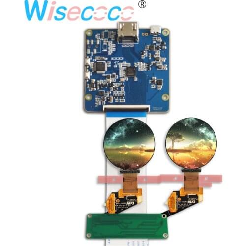 1.39 Inch Micro OLED Screen MIPI Display 400*400 Round AMOLED With Controller Board for Watch Wearable Devices