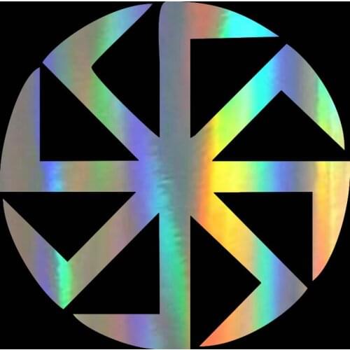 15*15cm Slavic slavonis symbol Kolovrat Stickers and Decals Vinyl Funny 3D on Car Styling Creative Decor Sticker