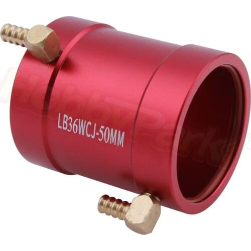 Aluminum 24mm / 36mm RC Boat Motor Water Cooling Jacket with Inlet & Outlet fittings Heatsink for Brushless / Brushed Models