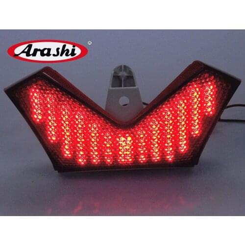 Arashi For KAWASAKI 2006-2010 Ninja ZX-14 ZX14 ZX14 Motorcycle Turn Signal Tail Lights LED Brake Lamps 2007 2008 2009