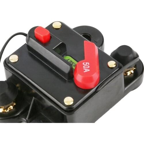 50A 60A 80A 100A 125A 150A 200A 250A optional Car Audio Inline Circuit Breaker Fuse for 12V Protection SKCB-01-100A