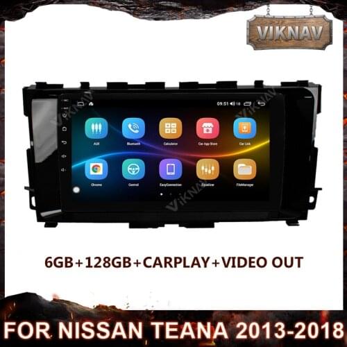 9 Inch Android 10.0 Multimedia Player Car Radio For Nissan Teana 2013-2018 GPS Navigation autoradio Stereo Tape Recorder