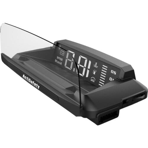 Auto Car Universal HUD OBD2 Speedometer Head Up Display Speed Driving Data Windshield Projector Oil Consumption KMH MPH RPM