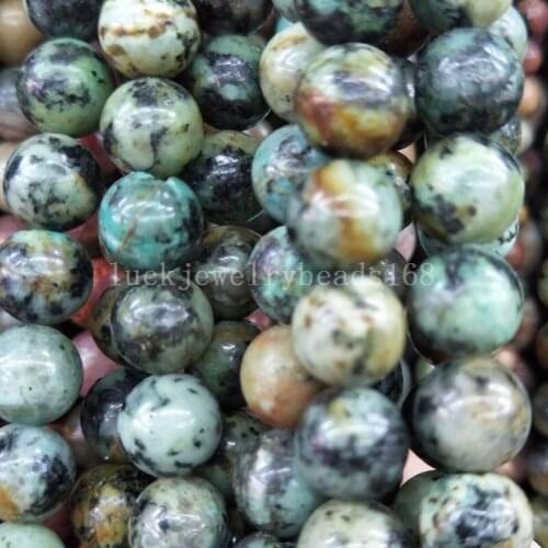 Free shipping Women Fashion Jewelry 8mm African Howlite Round Women Men Spacers Art Loose Beads 15.5" FG7930