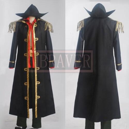 One Piece Marshall D. Teach Cosplay Costume With Hat